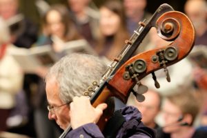 Cello performance with St Mary's Singers