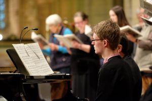St Mary's Singers rehearsing