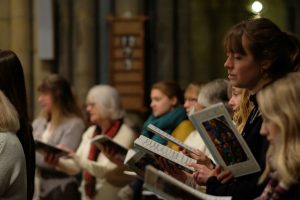 Young singers in St Mary's Singers, Truro
